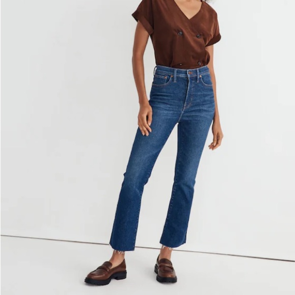 Madewell Women’s size 24 Cali Demi-Boot Mid Rise Stretch Jeans